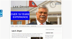 Desktop Screenshot of leedryerlaw.com