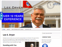 Tablet Screenshot of leedryerlaw.com